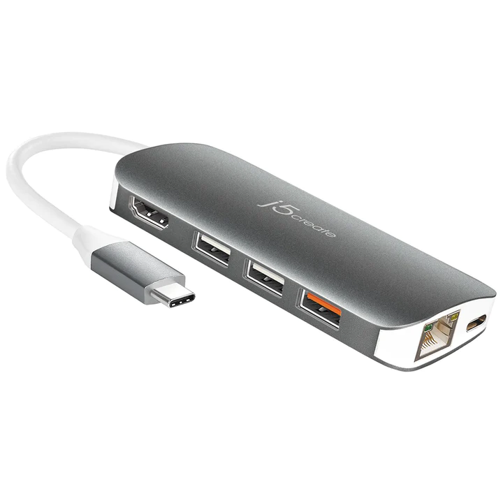 JCD383 USB-C Multi Adapter (9 Functions in 1)